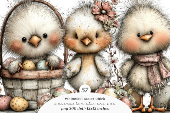 Bring Spring to Life with Whimsical Easter Chick Clipart