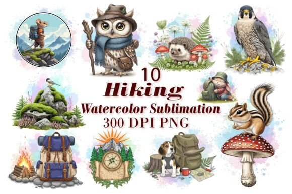 Forest Friends Watercolor Sublimation: Whimsy for Every Project