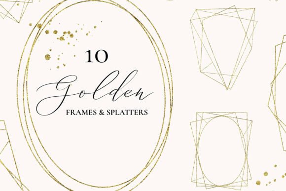 Golden Geometric Frames: Elevate Your Visual Storytelling