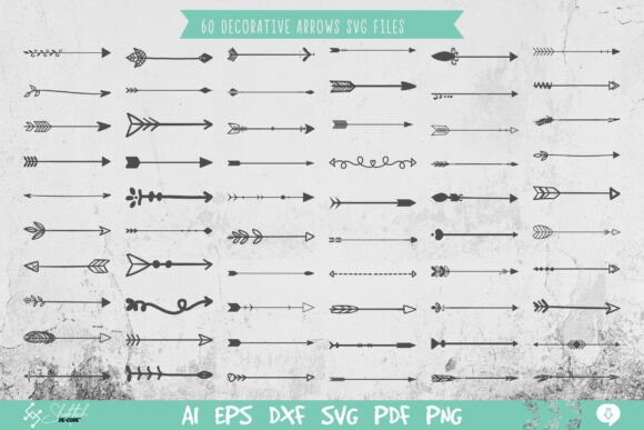 Hand-Drawn Decorative Arrows SVG: A Complete Design Toolkit