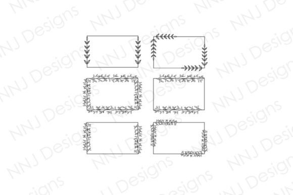 Rectangle Leaf Frame Outline SVG: A Designer's Botanical Toolkit