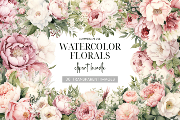 Soft Watercolor Florals: A Design Asset for Timeless Projects