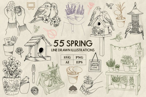 Spring Garden Illustrations: A Designer's Guide to Floral SVGs