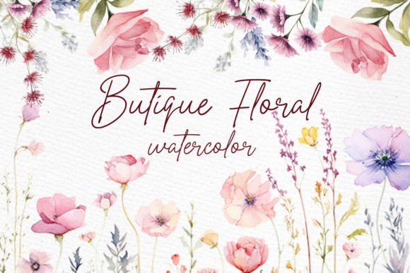 Spring Wildflower Clipart: Your Go-To for Organic Design