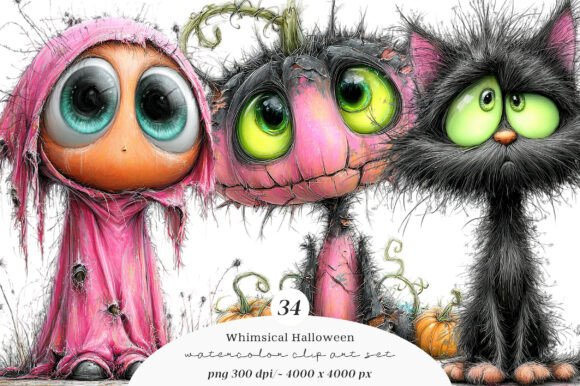 Unleash Spooky Creativity with This Halloween Clipart Set