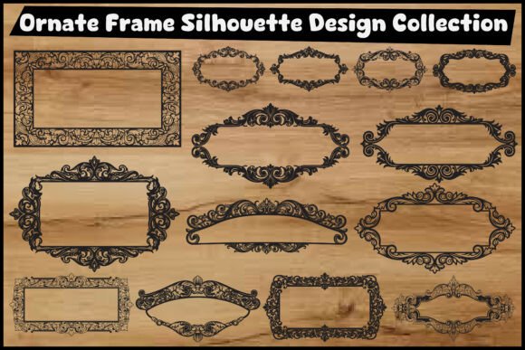 Vintage Ornamental Border & Label Cut Files: Design with Timeless Elegance
