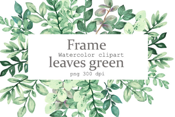 Wreath Eucalyptus Watercolor Frame: A Designer's Natural Accent